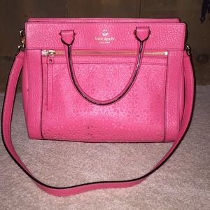 Pink Kate Spade Eyelet Purse